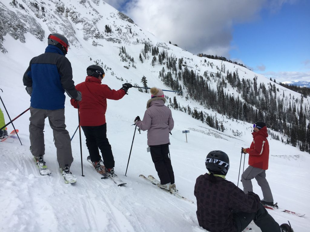 Skiing big Sky montana