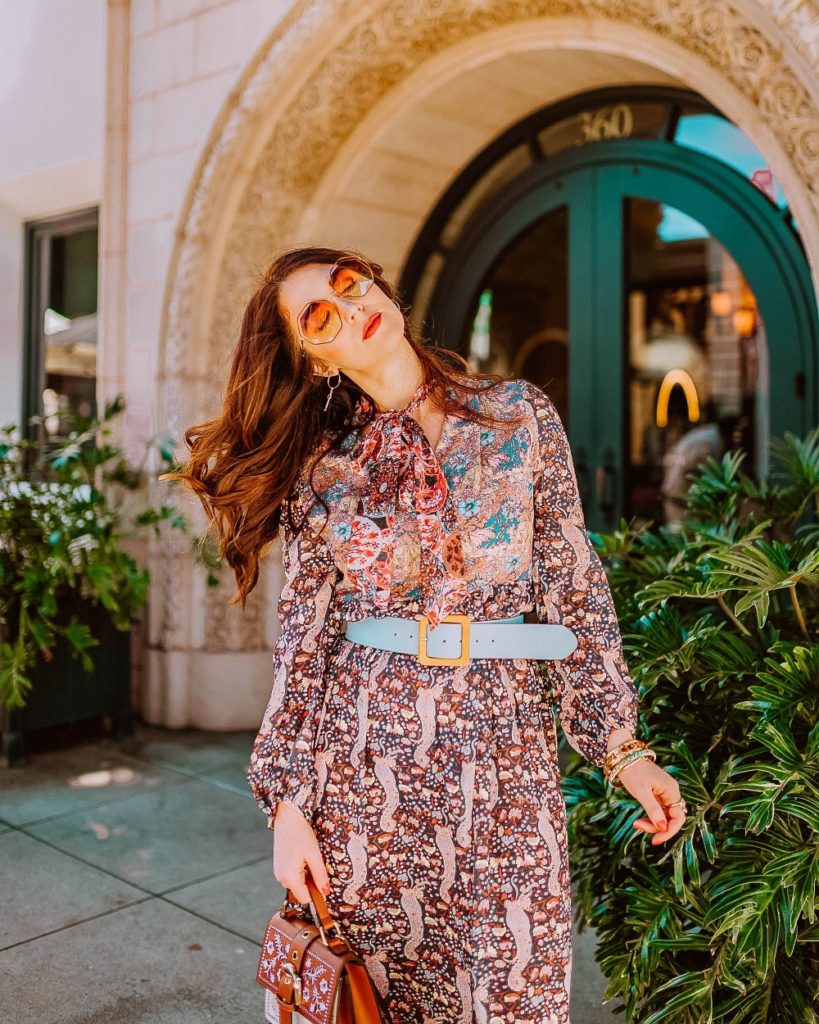 A boho oufit for spring from Shein