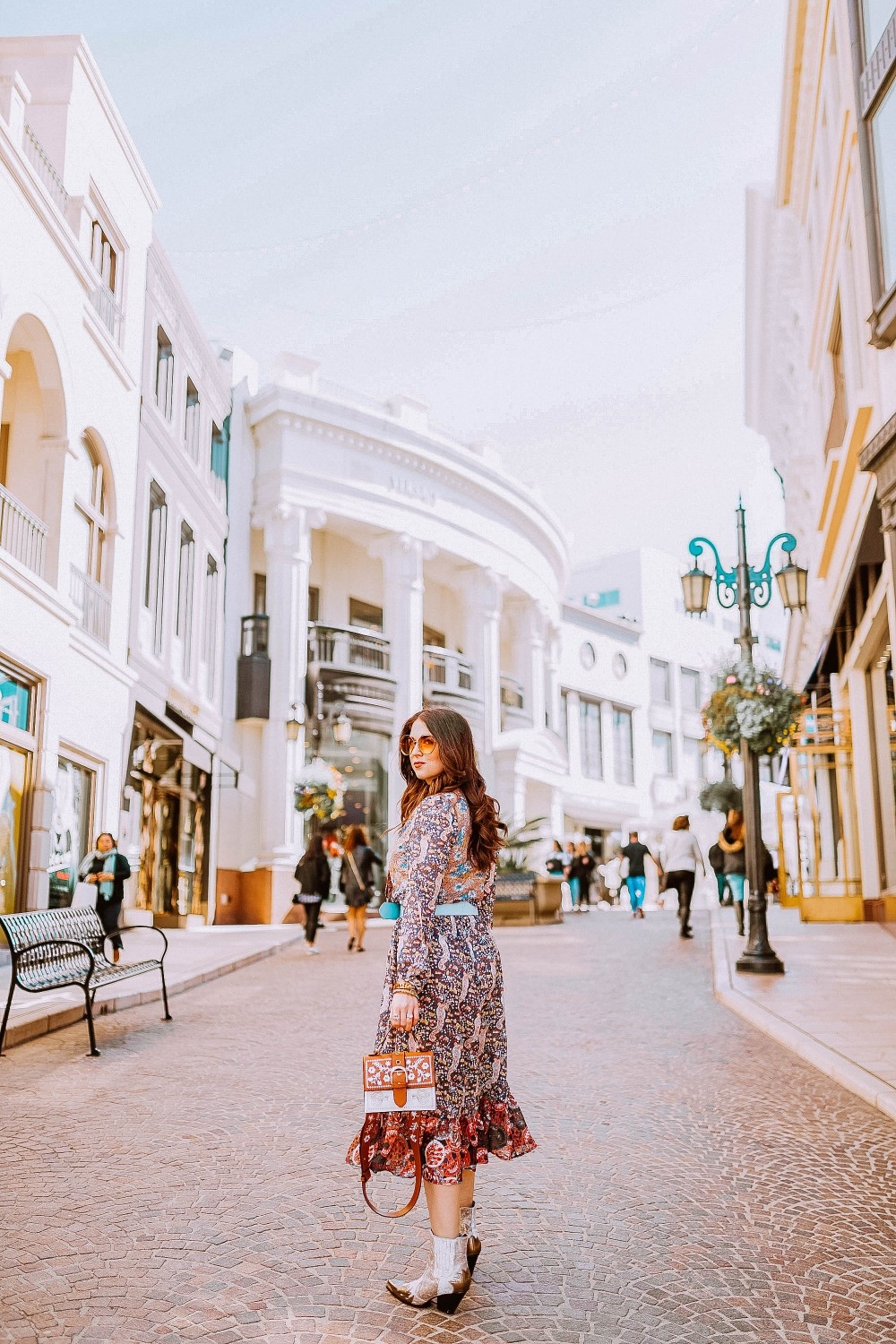 Wearing an outfit from Shein on Rodeo Drive, Beverly Hills, CA