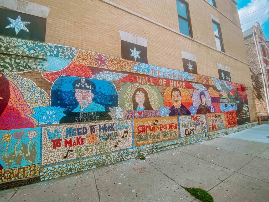 Pilsen street art in Chicago's lower west side